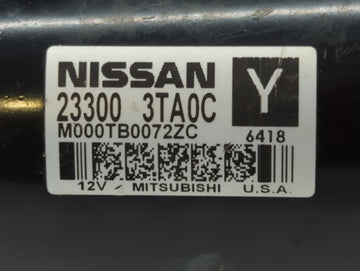 2015-2020 Nissan Rogue Car Starter Motor Solenoid OEM P/N:M000TB0072ZC 23300 3TA0C Fits Fits 2015 2016 2017 2018 2019 2020 OEM Used Auto Parts