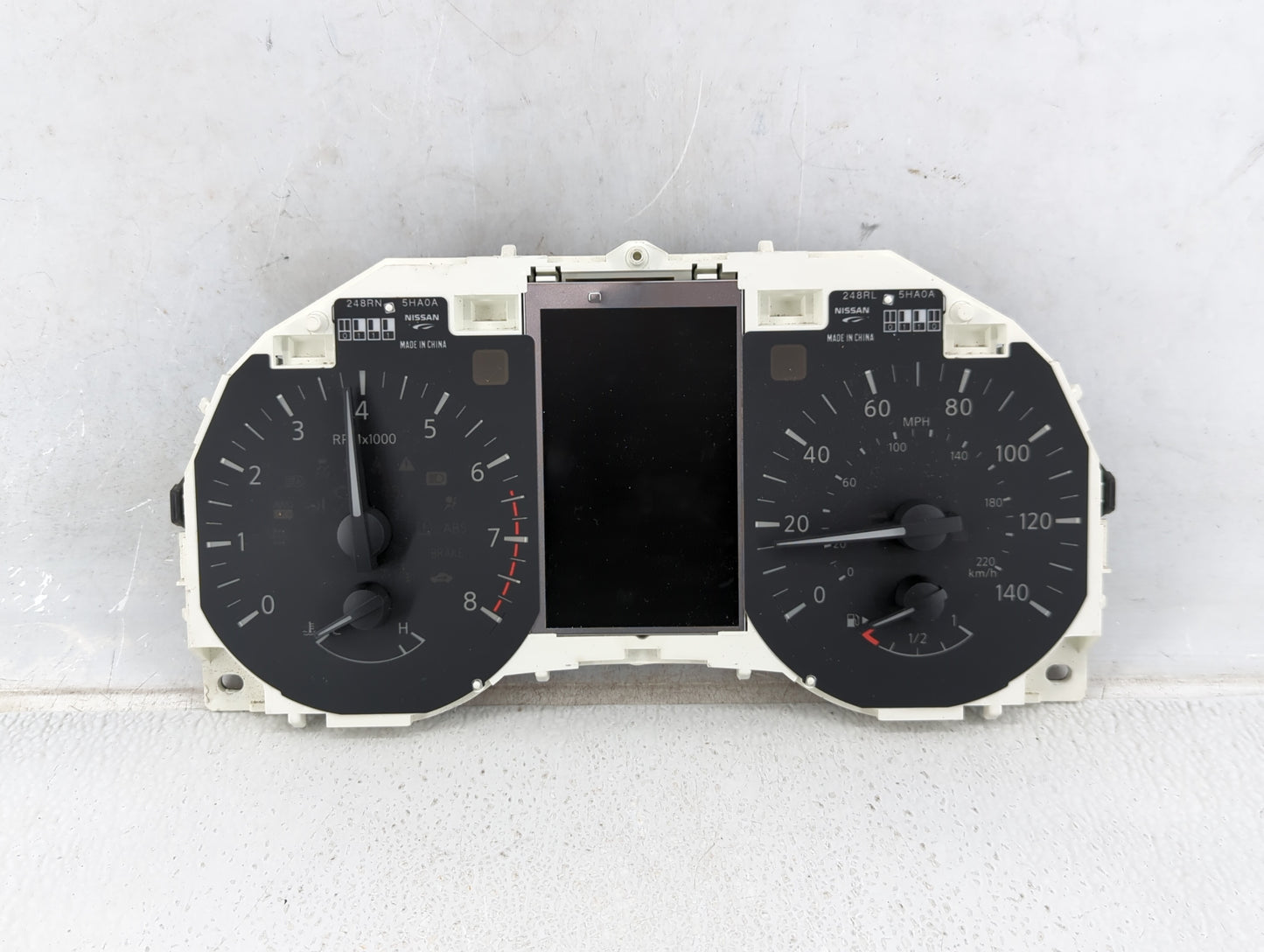 2016 Nissan Rogue Instrument Cluster Speedometer Gauges P/N:LYJ9 5HA8A Fits OEM Used Auto Parts - Oemusedautoparts1.com