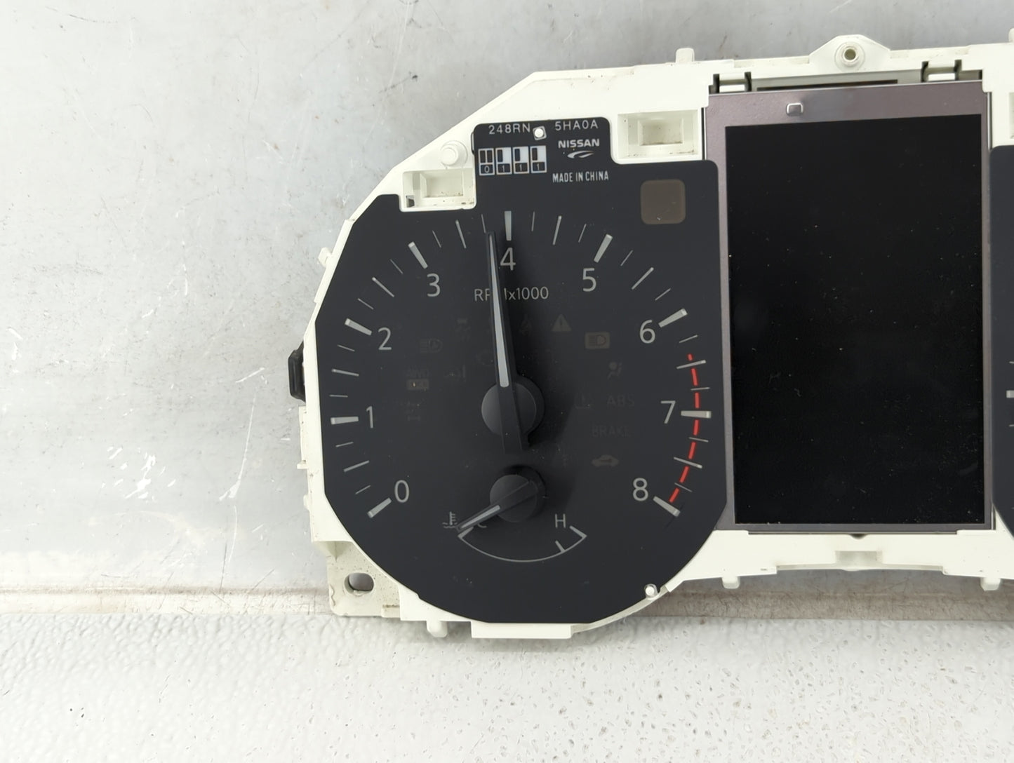 2016 Nissan Rogue Instrument Cluster Speedometer Gauges P/N:LYJ9 5HA8A Fits OEM Used Auto Parts - Oemusedautoparts1.com