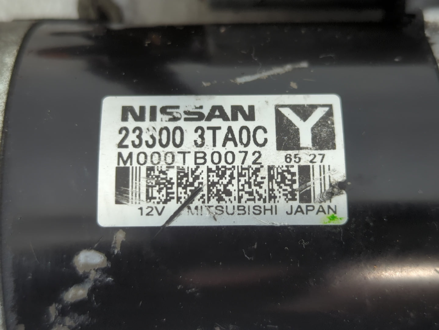 2015-2020 Nissan Rogue Car Starter Motor Solenoid OEM P/N:23300 3TA0C Fits Fits 2015 2016 2017 2018 2019 2020 OEM Used Auto 