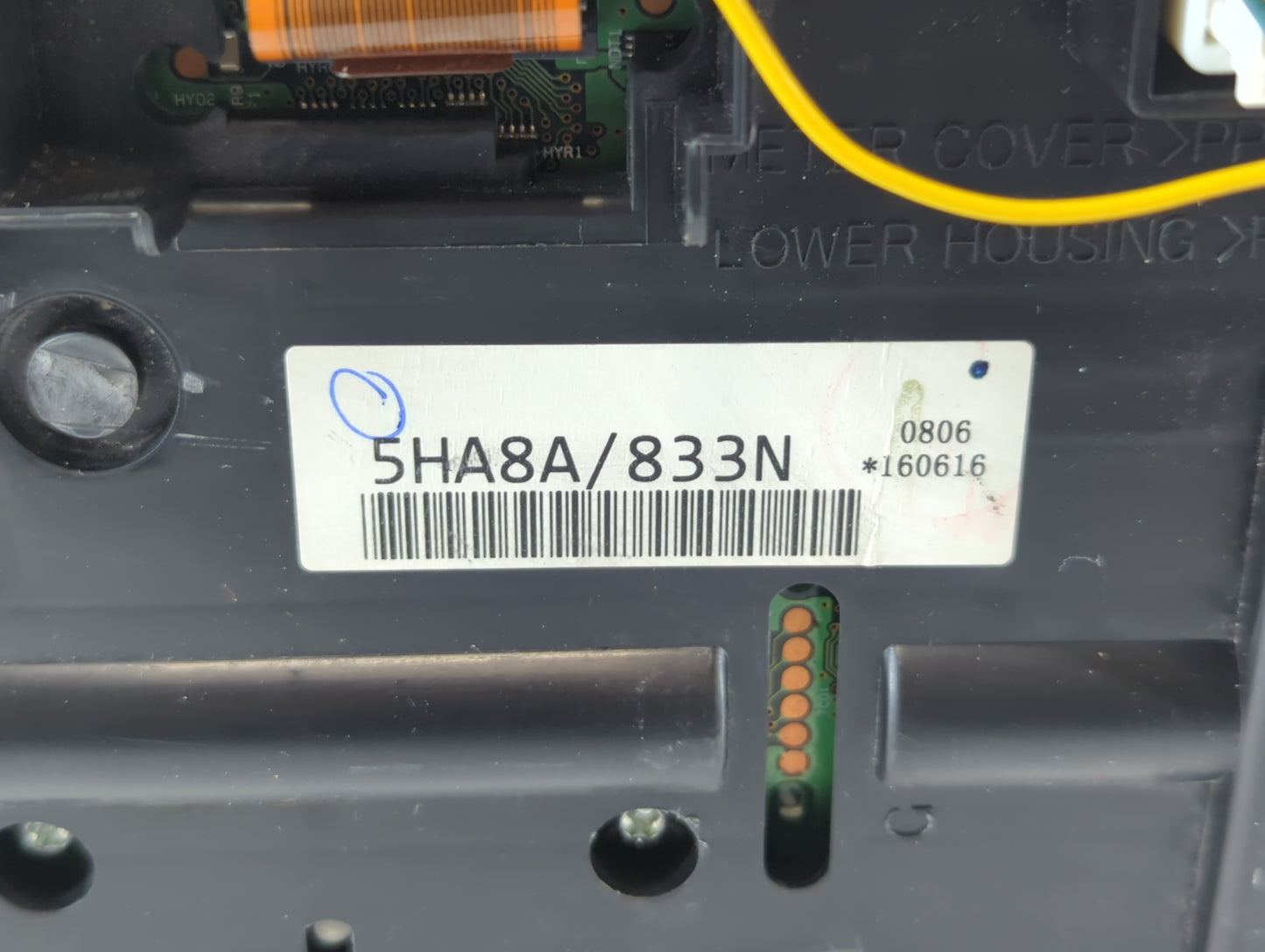 2016 Nissan Rogue Instrument Cluster Speedometer Gauges P/N:833N 5HA8A Fits OEM Used Auto Parts - Oemusedautoparts1.com