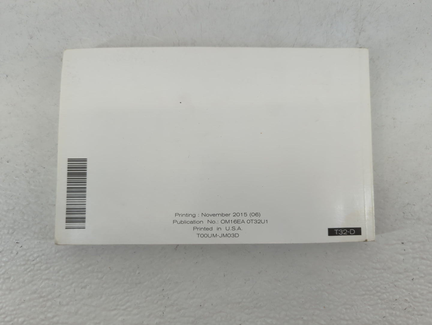 2016 Nissan Rogue Owners Manual Book Guide P/N:OM16EA OT32U1 OEM Used Auto Parts - Oemusedautoparts1.com