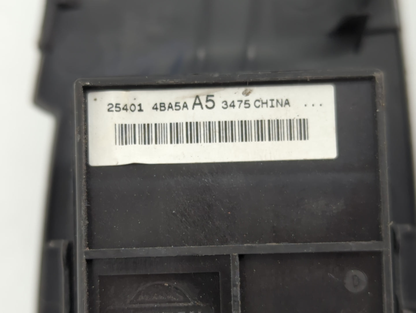 2014-2020 Nissan Rogue Master Power Window Switch Replacement Driver Side Left P/N:3475 25401 4BA5A A5 Fits OEM Used Auto Pa
