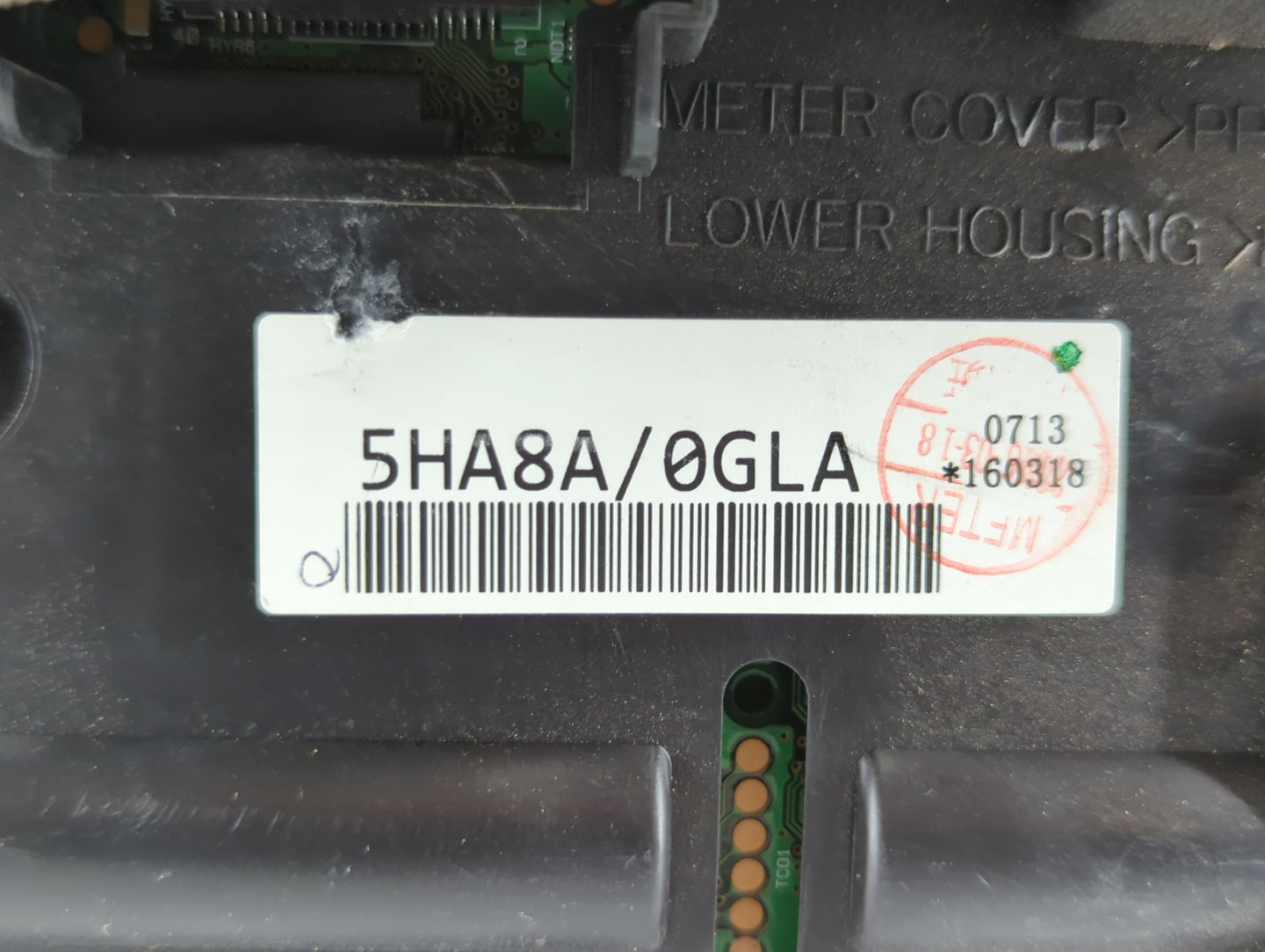 2016 Nissan Rogue Instrument Cluster Speedometer Gauges P/N:5HA8A/0GLA Fits OEM Used Auto Parts - Oemusedautoparts1.com