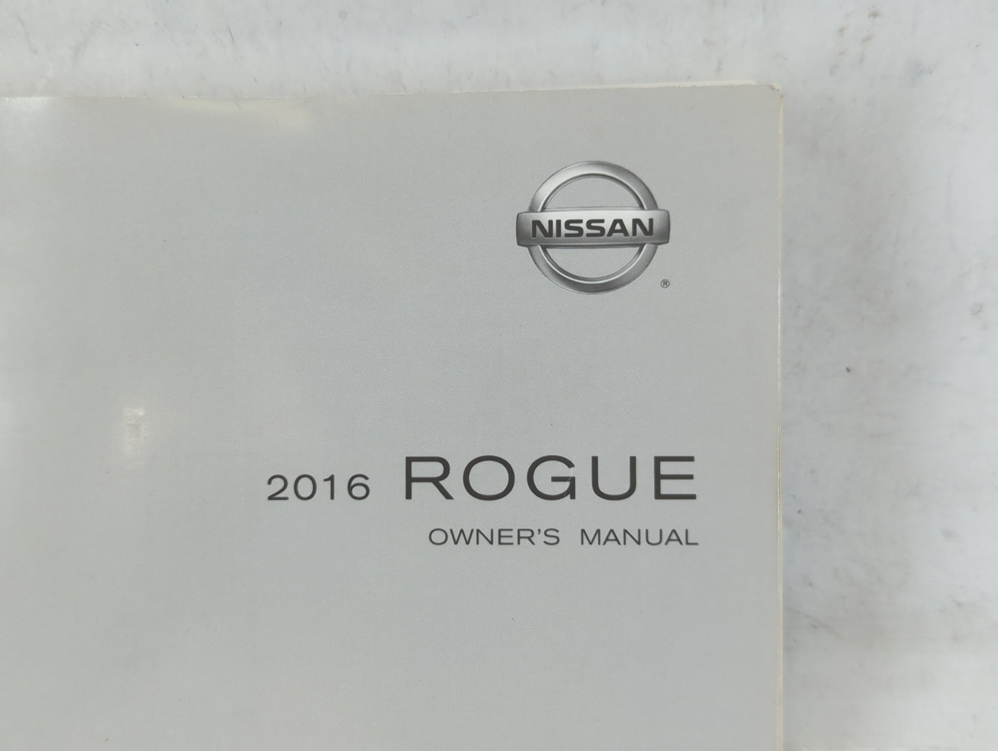 2016 Nissan Rogue Owners Manual Book Guide P/N:OM16EA 0T32U1 OEM Used Auto Parts - Oemusedautoparts1.com