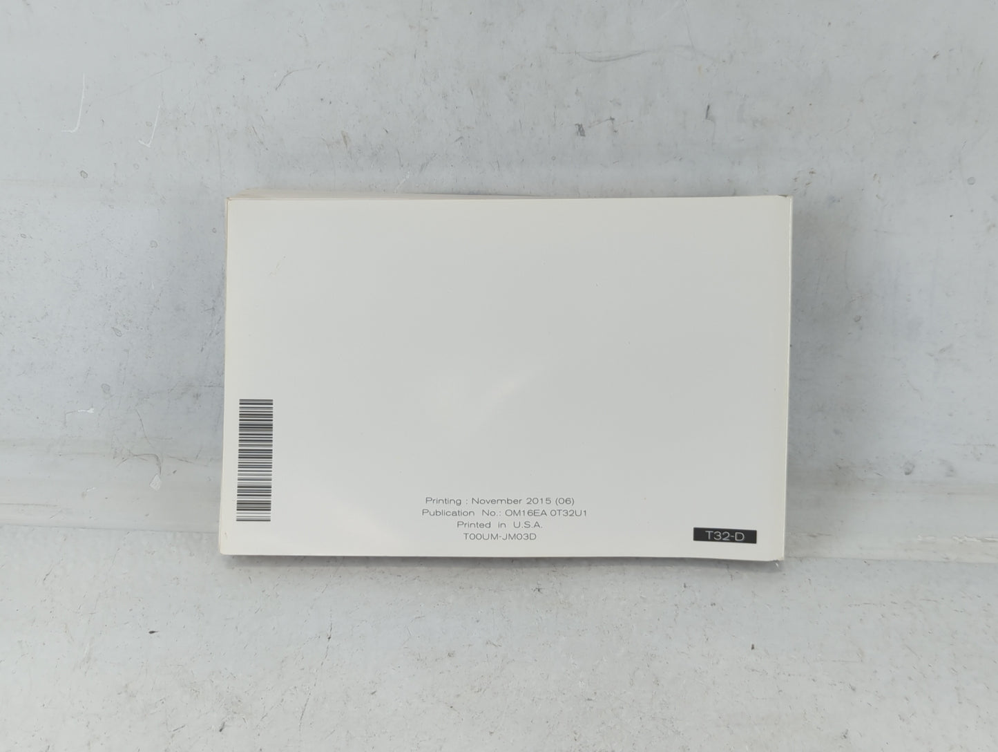 2016 Nissan Rogue Owners Manual Book Guide P/N:OM16EA 0T32U1 OEM Used Auto Parts - Oemusedautoparts1.com