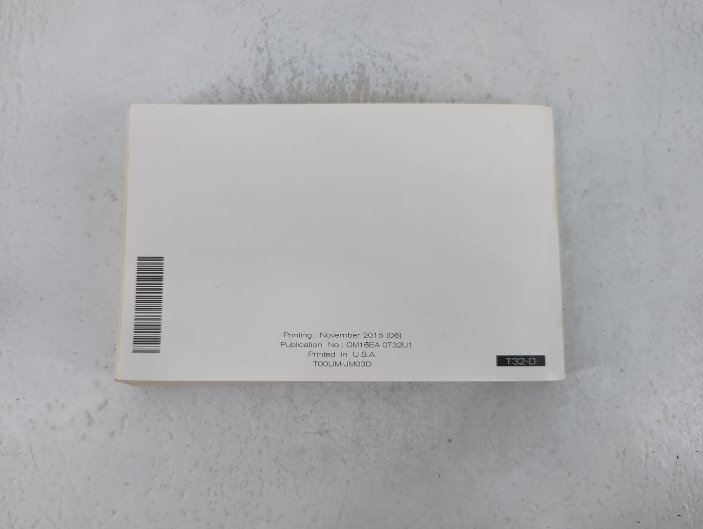 2016 Nissan Rogue Owners Manual Book Guide P/N:T00UM-JM03D OEM Used Auto Parts - Oemusedautoparts1.com