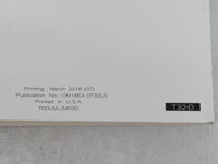 2016 Nissan Rogue Owners Manual Book Guide P/N:T00UM-JM03D OEM Used Auto Parts - Oemusedautoparts1.com