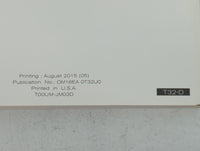 2016 Nissan Rogue Owners Manual Book Guide P/N:OM16EA 0T32U0 OEM Used Auto Parts - Oemusedautoparts1.com