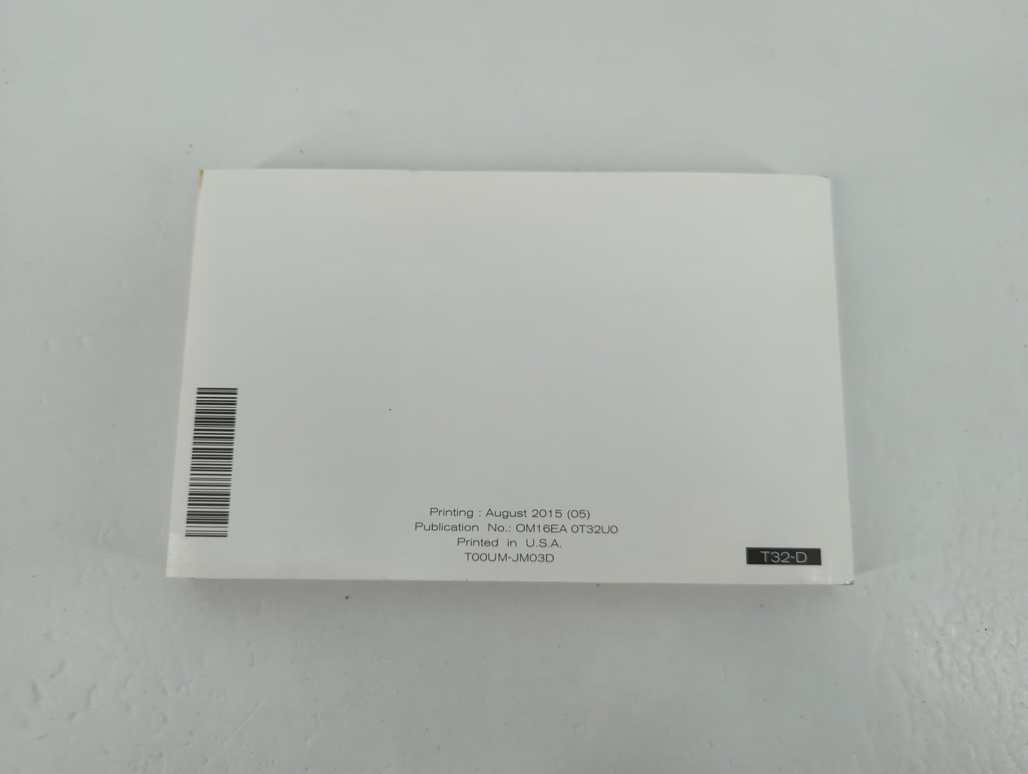 2016 Nissan Rogue Owners Manual Book Guide P/N:OM16EA 0T32U0 OEM Used Auto Parts - Oemusedautoparts1.com