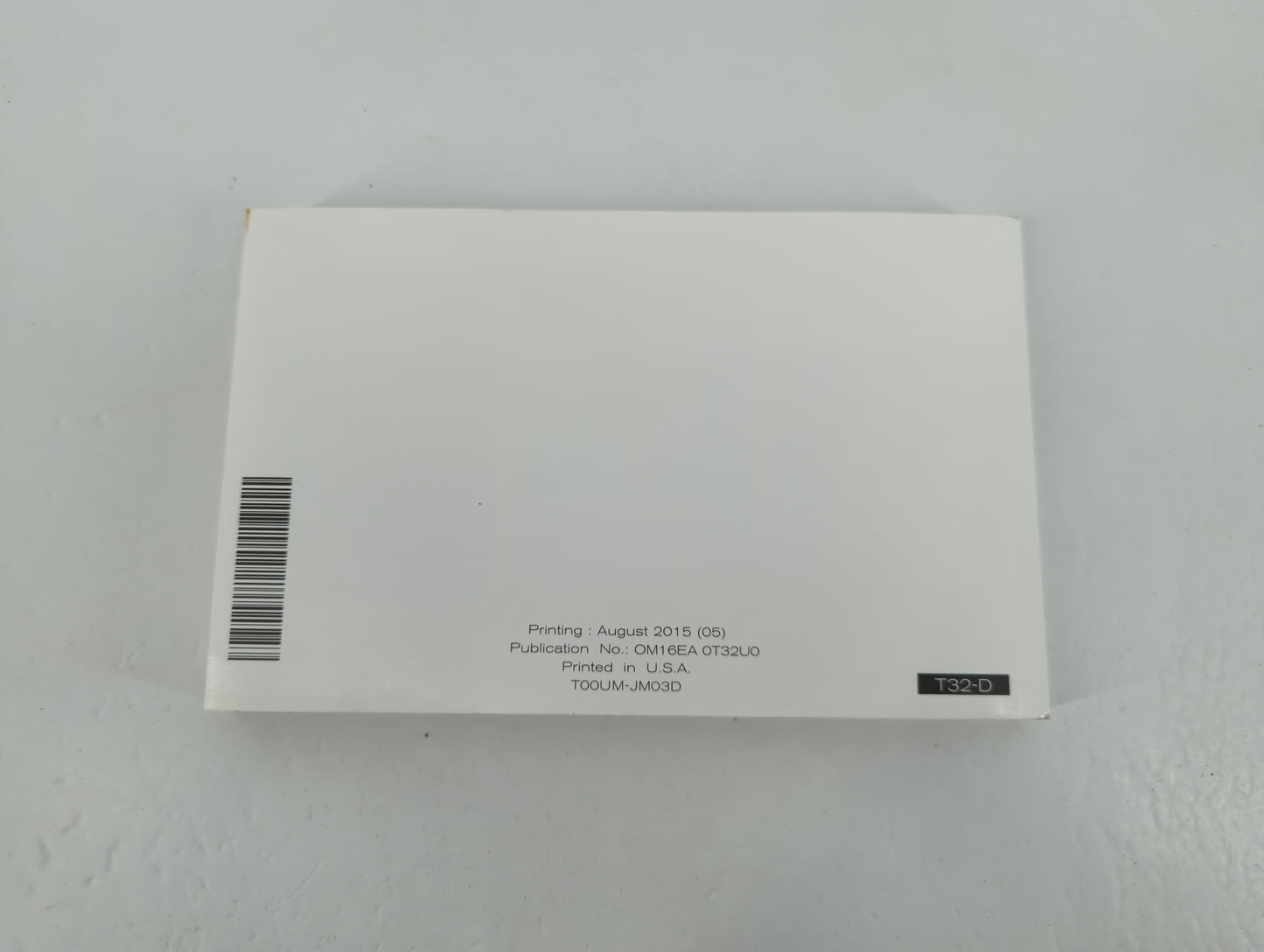 2016 Nissan Rogue Owners Manual Book Guide P/N:OM16EA 0T32U0 OEM Used Auto Parts - Oemusedautoparts1.com