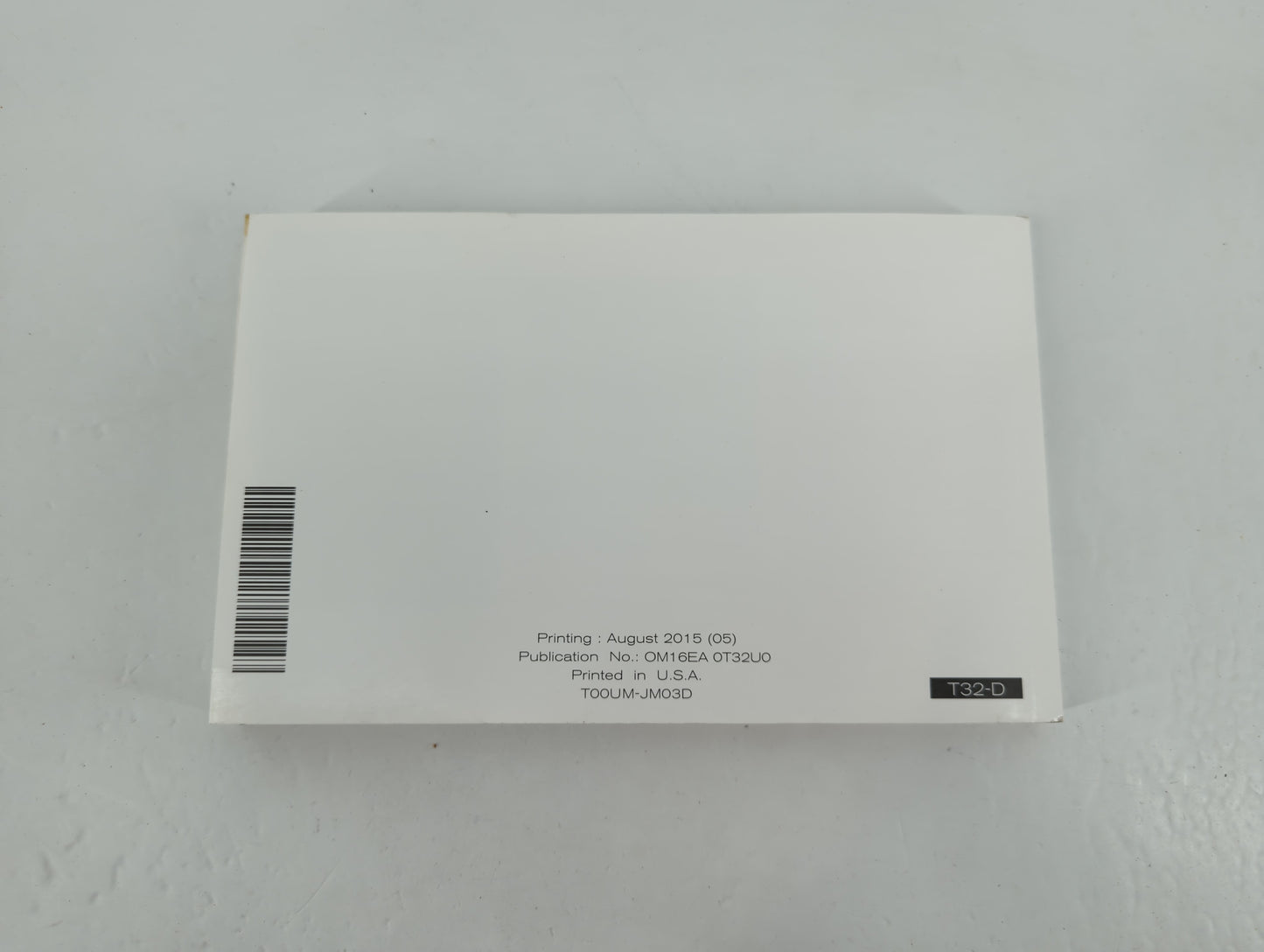 2016 Nissan Rogue Owners Manual Book Guide P/N:OM16EA 0T32U0 OEM Used Auto Parts - Oemusedautoparts1.com