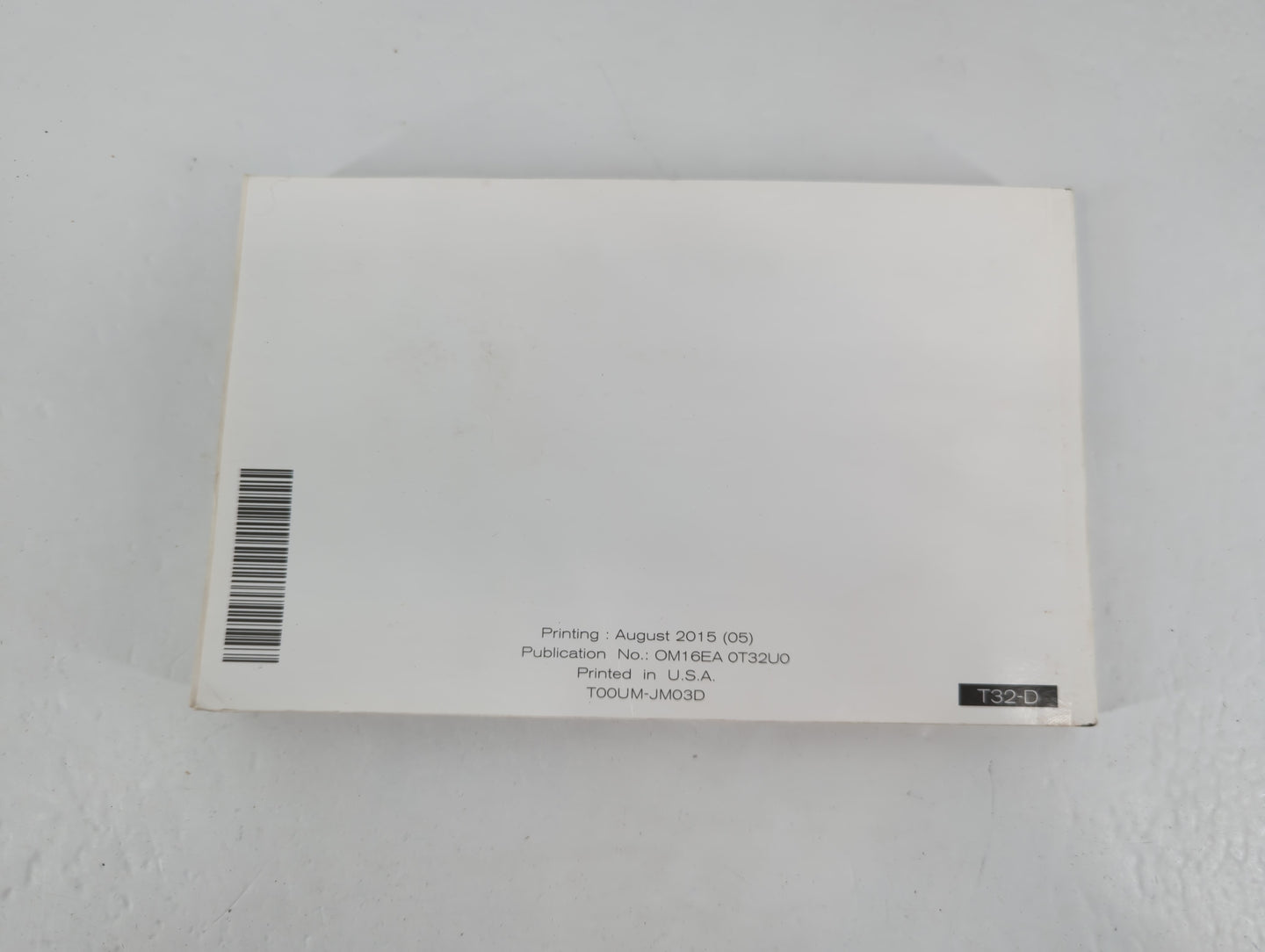 2016 Nissan Rogue Owners Manual Book Guide P/N:OM16EA 0T32U0 OEM Used Auto Parts - Oemusedautoparts1.com