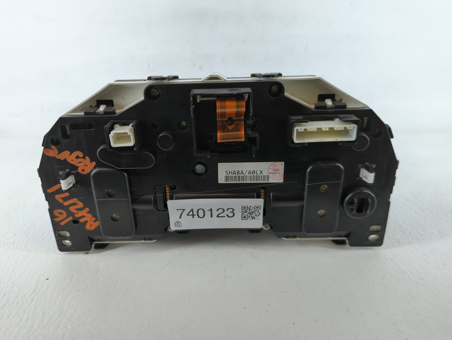 2016 Nissan Rogue Instrument Cluster Speedometer Gauges P/N:5HA8A Fits OEM Used Auto Parts - Oemusedautoparts1.com