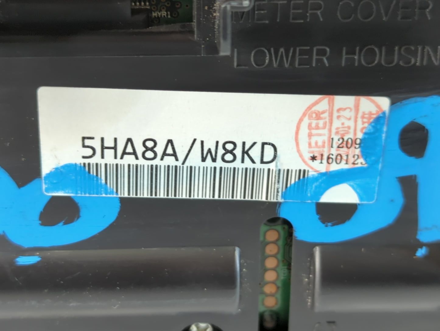 2016 Nissan Rogue Instrument Cluster Speedometer Gauges P/N:W8KD 5HA8A Fits OEM Used Auto Parts - Oemusedautoparts1.com