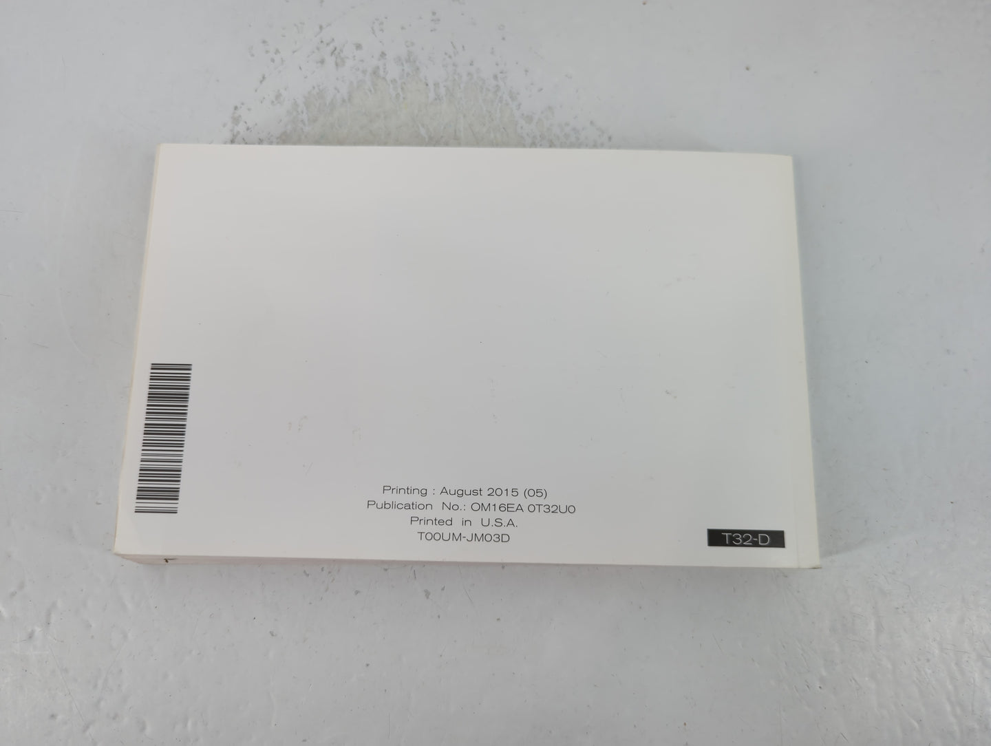 2016 Nissan Rogue Owners Manual Book Guide P/N:OM16EA 0T32U0 T00UM-JM03D OEM Used Auto Parts - Oemusedautoparts1.com