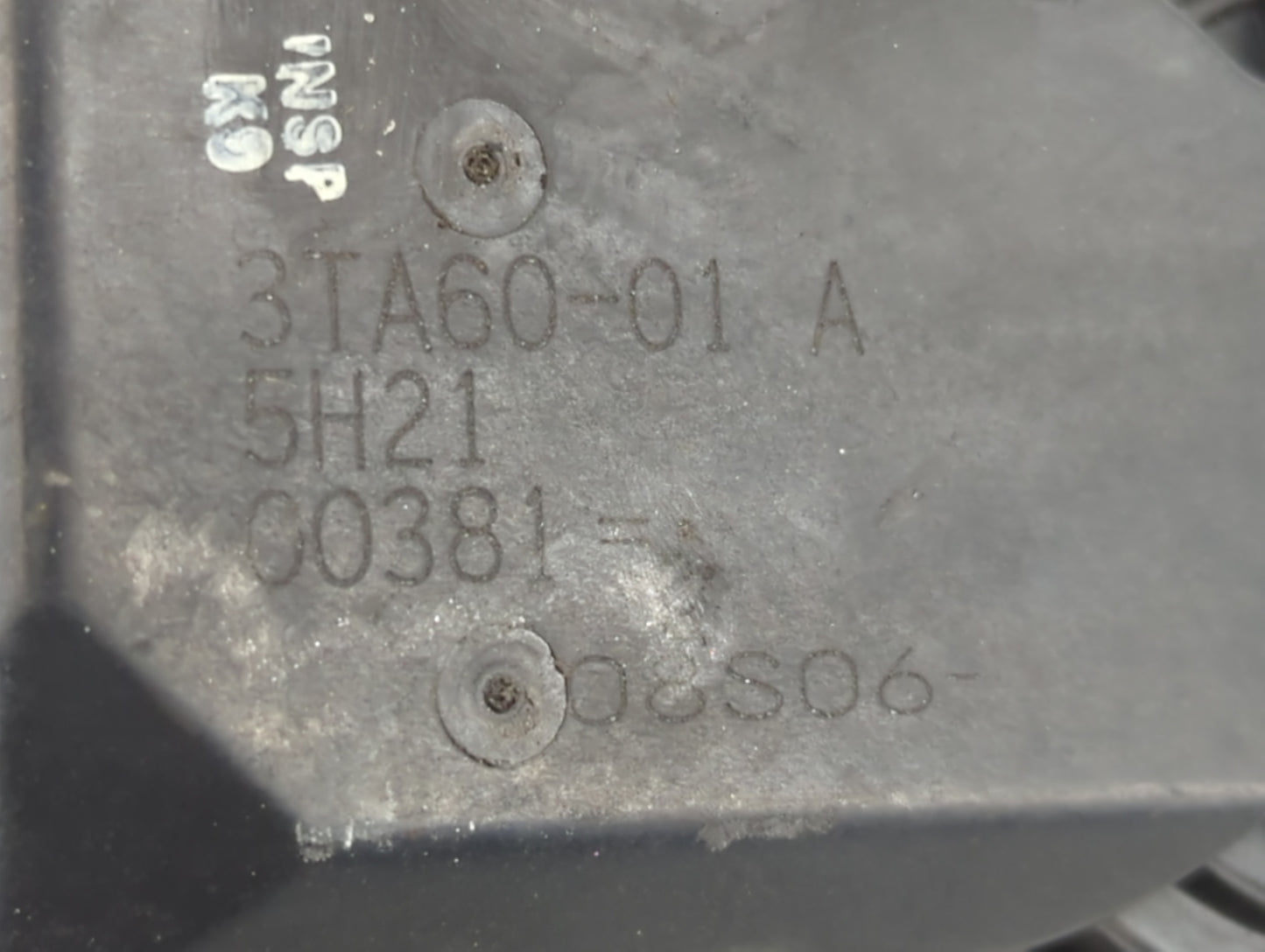 2014-2020 Nissan Rogue Throttle Body P/N:5H21C0381 3TA60-01 A Fits Fits 2013 2014 2015 2016 2017 2018 2019 2020 OEM Used Aut
