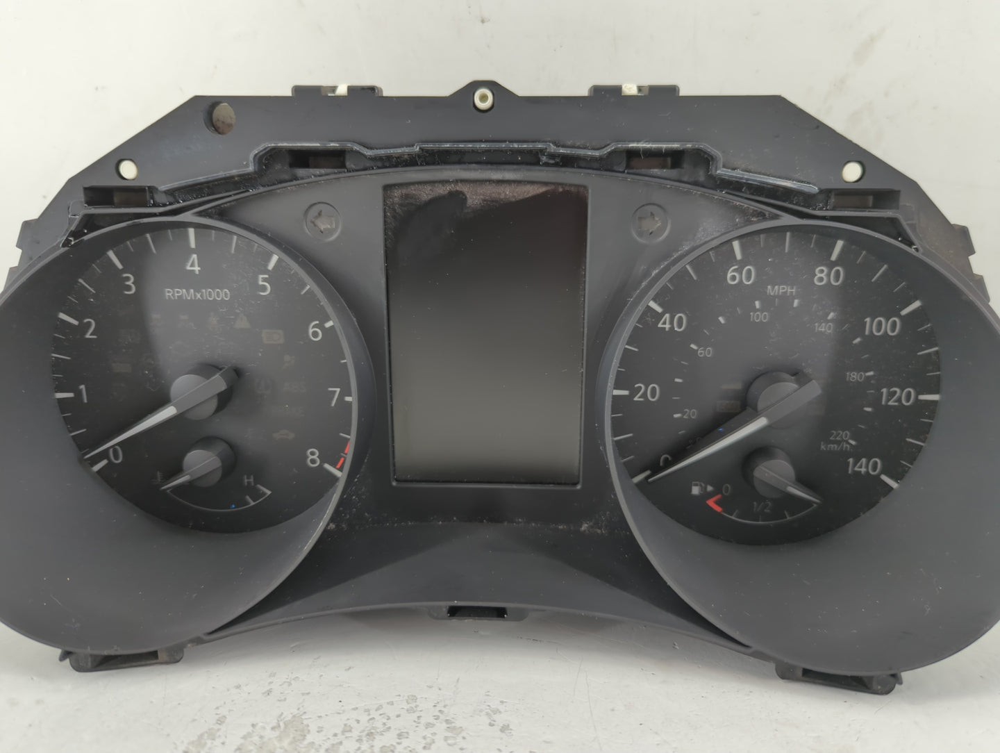 2016 Nissan Rogue Instrument Cluster Speedometer Gauges P/N:5HA8A/UNX8 Fits OEM Used Auto Parts - Oemusedautoparts1.com