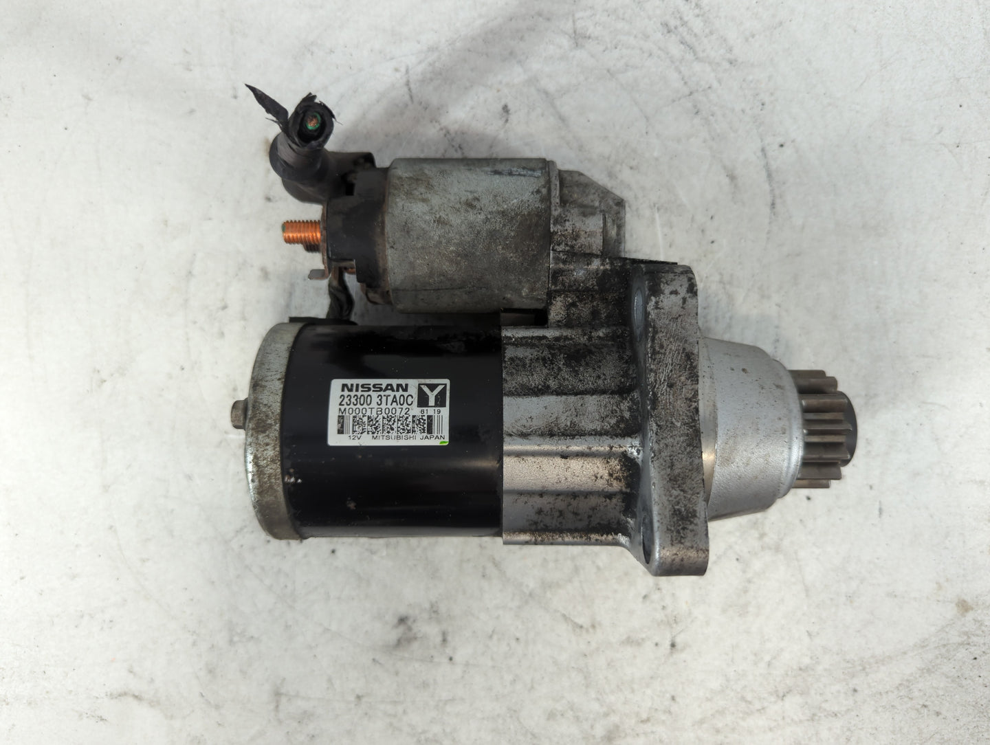 2015-2020 Nissan Rogue Car Starter Motor Solenoid OEM P/N:23300 3TA0C Fits Fits 2015 2016 2017 2018 2019 2020 OEM Used Auto 