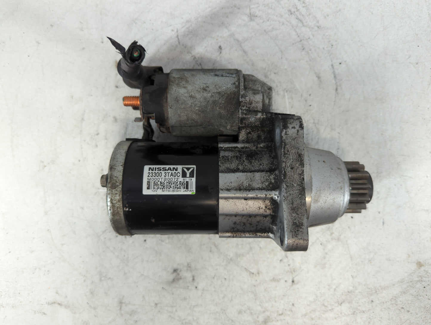 2015-2020 Nissan Rogue Car Starter Motor Solenoid OEM P/N:23300 3TA0C Fits Fits 2015 2016 2017 2018 2019 2020 OEM Used Auto 