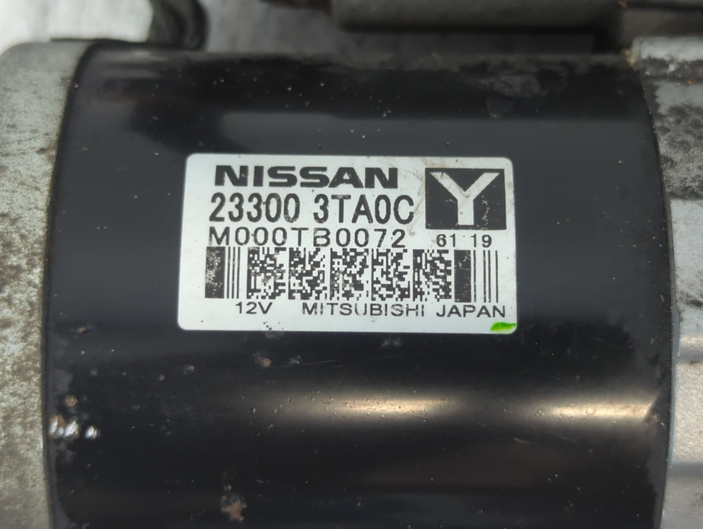 2015-2020 Nissan Rogue Car Starter Motor Solenoid OEM P/N:23300 3TA0C Fits Fits 2015 2016 2017 2018 2019 2020 OEM Used Auto 