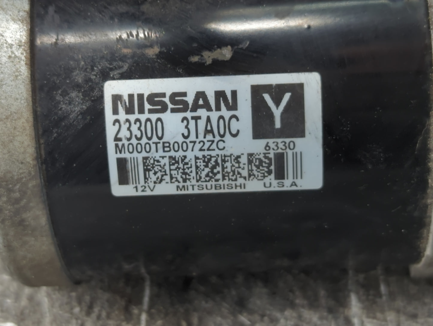2015-2020 Nissan Rogue Car Starter Motor Solenoid OEM P/N:23300 3TA0C Fits Fits 2015 2016 2017 2018 2019 2020 OEM Used Auto 