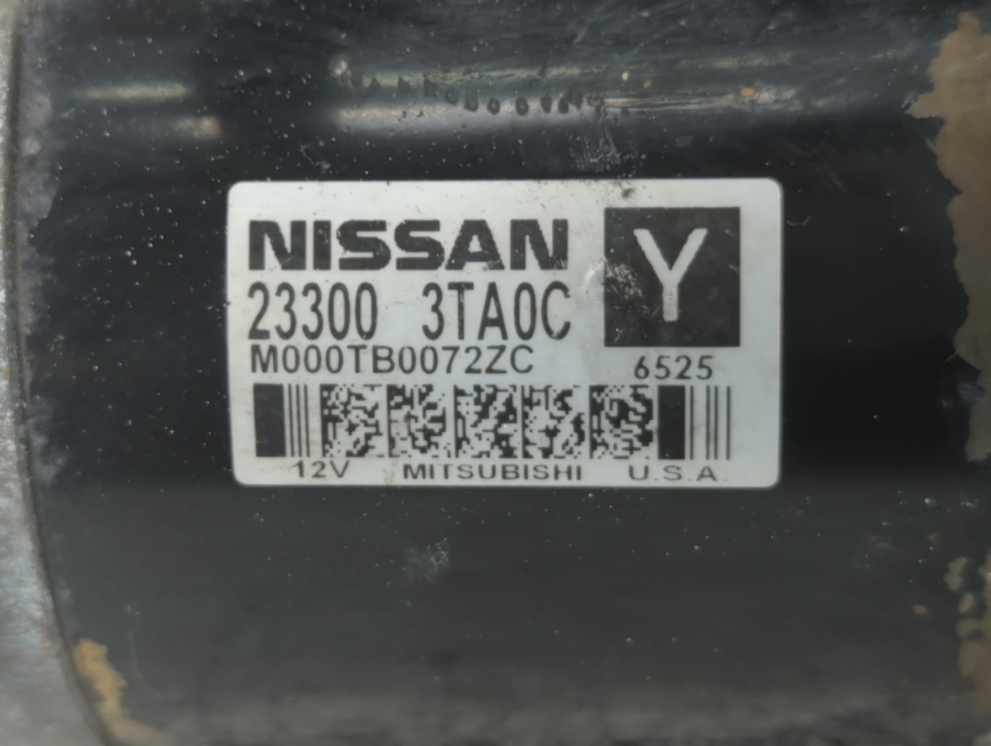 2015-2020 Nissan Rogue Car Starter Motor Solenoid OEM P/N:23300 3TA0C Fits Fits 2015 2016 2017 2018 2019 2020 OEM Used Auto 