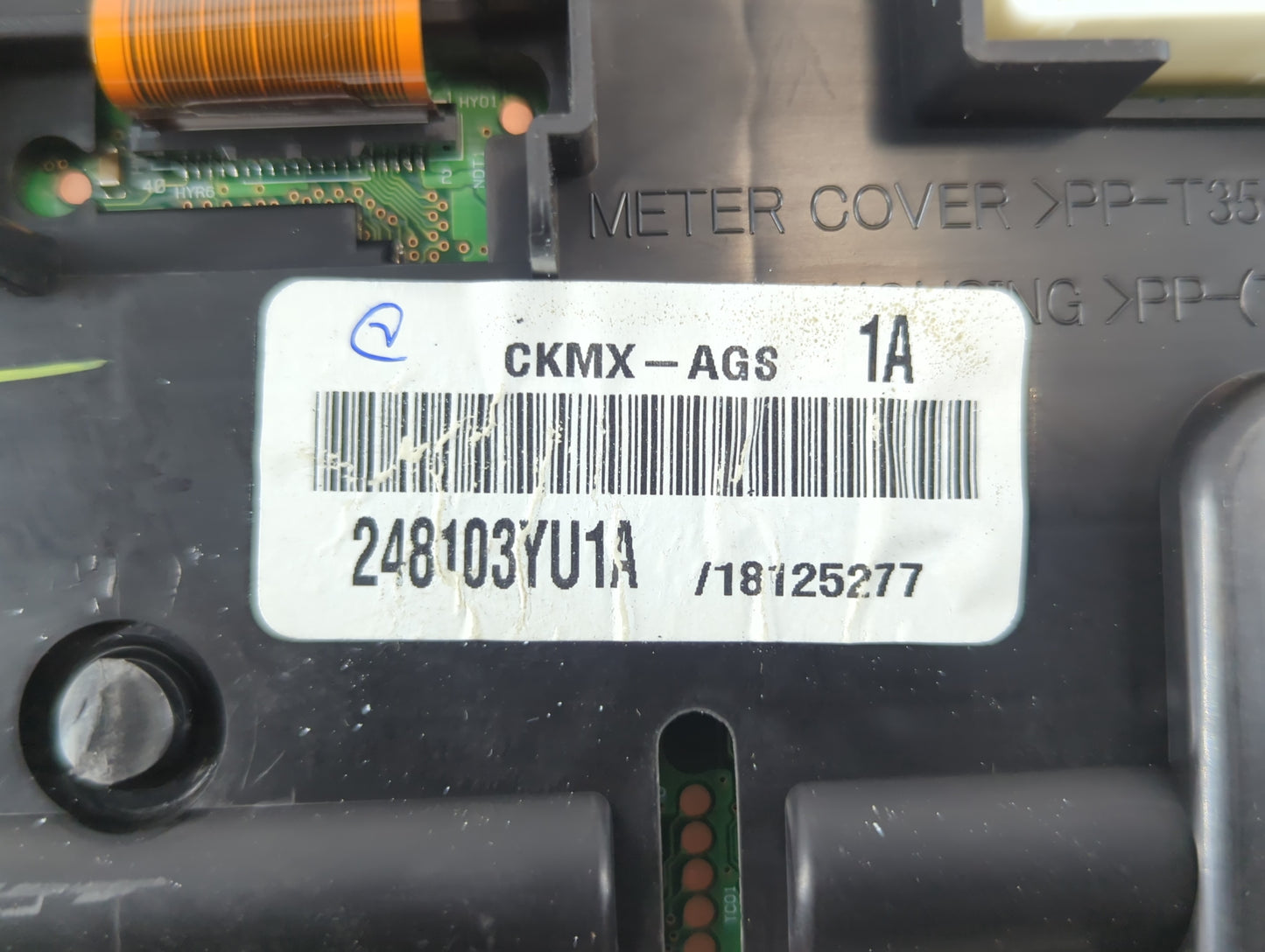 2016 Nissan Sentra Instrument Cluster Speedometer Gauges P/N:248103YU1A CKMX-AGS, 248103YU0D Fits OEM Used Auto Parts - Oemu