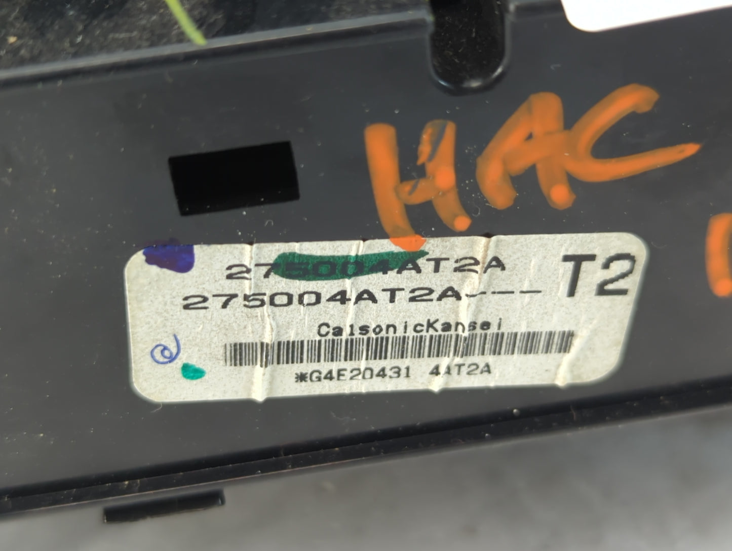 2015-2017 Nissan Sentra Climate Control Module Temperature AC/Heater Replacement P/N:275004AT2A Fits Fits 2015 2016 2017 OEM