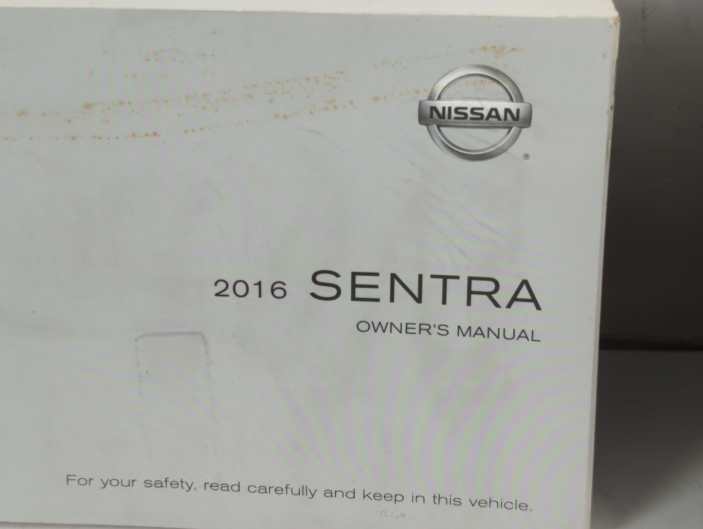 2016 Nissan Sentra Owners Manual Book Guide P/N:OM16EM 0B17U0 OEM Used Auto Parts - Oemusedautoparts1.com