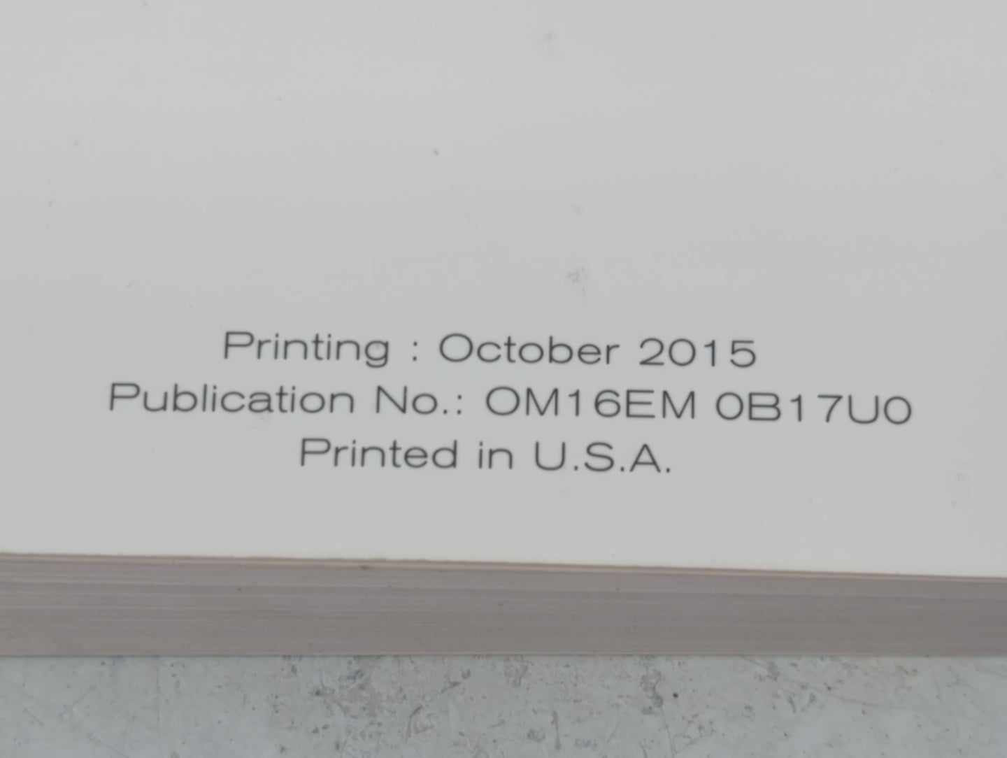 2016 Nissan Sentra Owners Manual Book Guide P/N:OM16EM 0B17U0 OEM Used Auto Parts - Oemusedautoparts1.com