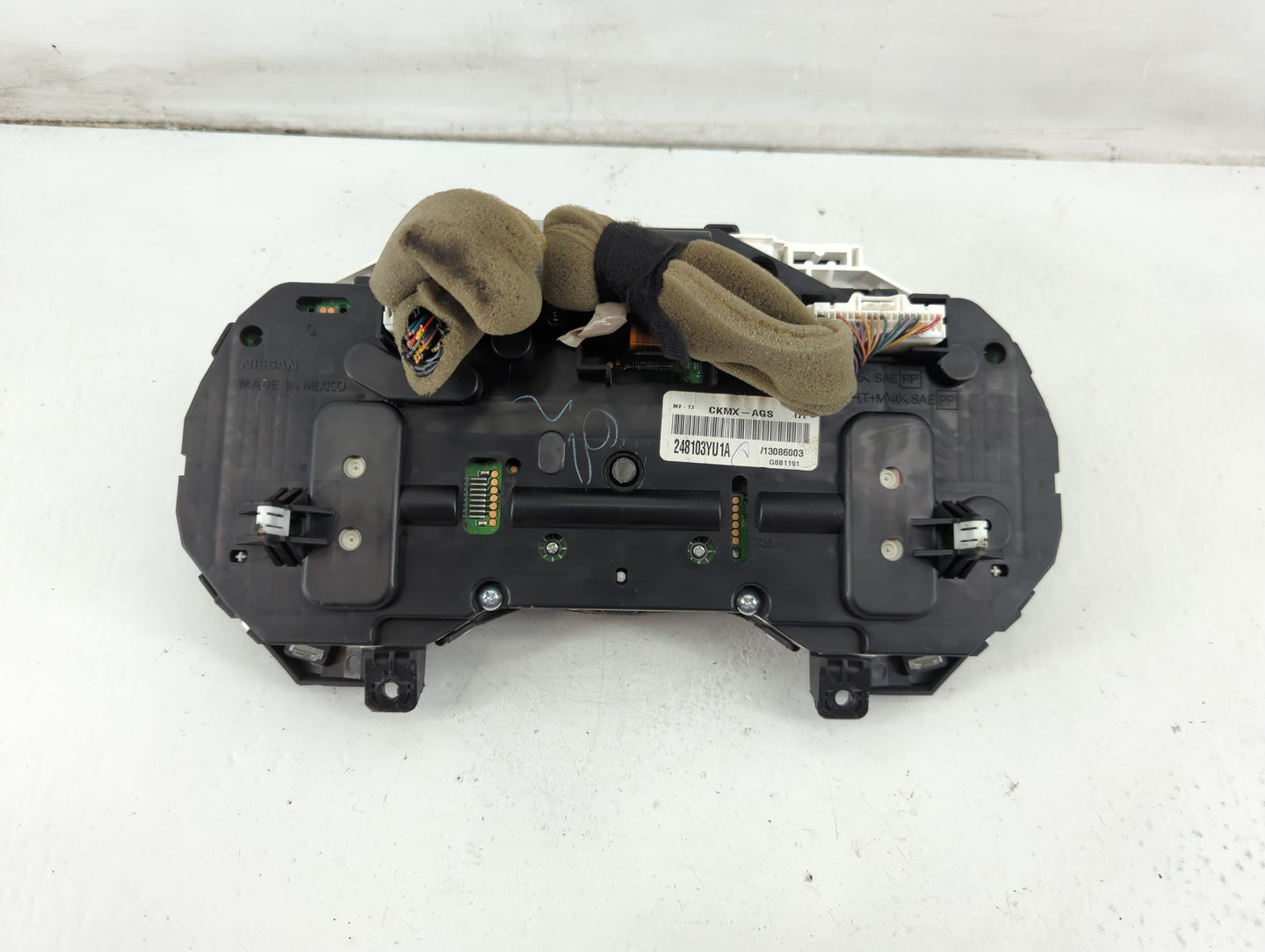 2016 Nissan Sentra Instrument Cluster Speedometer Gauges P/N:248103YU1A Fits OEM Used Auto Parts - Oemusedautoparts1.com