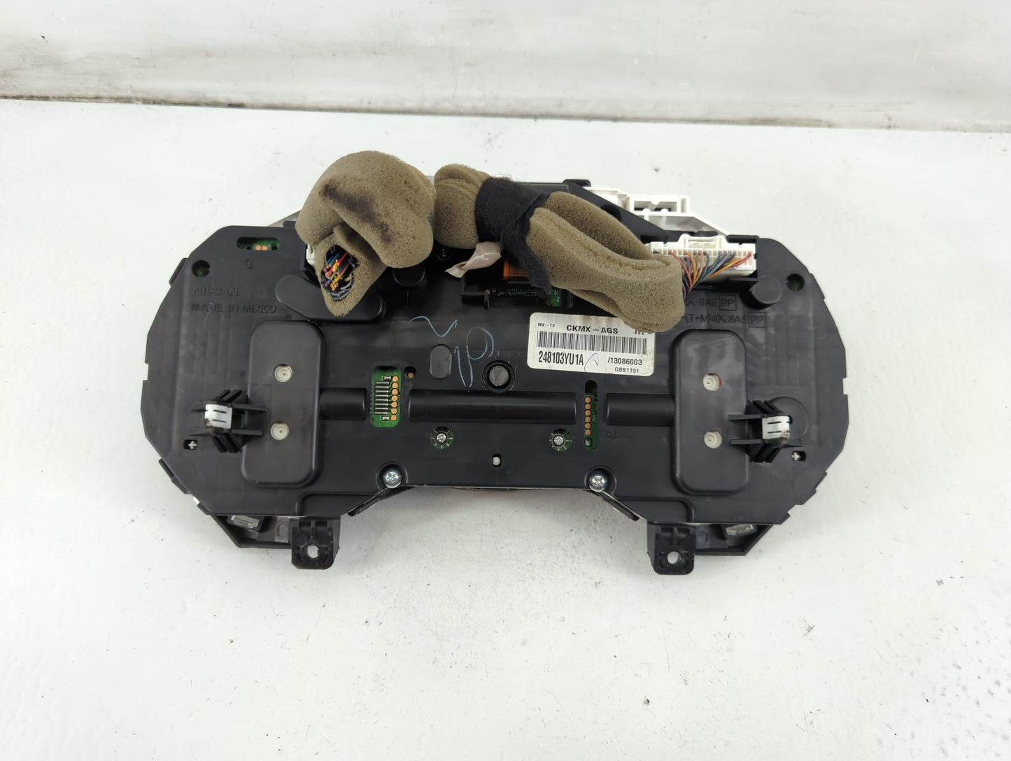 2016 Nissan Sentra Instrument Cluster Speedometer Gauges P/N:248103YU1A Fits OEM Used Auto Parts - Oemusedautoparts1.com