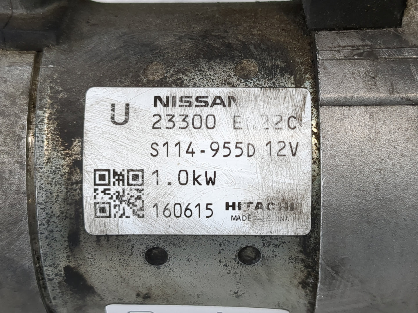 2013-2019 Nissan Sentra Car Starter Motor Solenoid OEM P/N:S114-955D 12V 23300 E Fits Fits 2013 2014 2015 2016 2017 2018 201