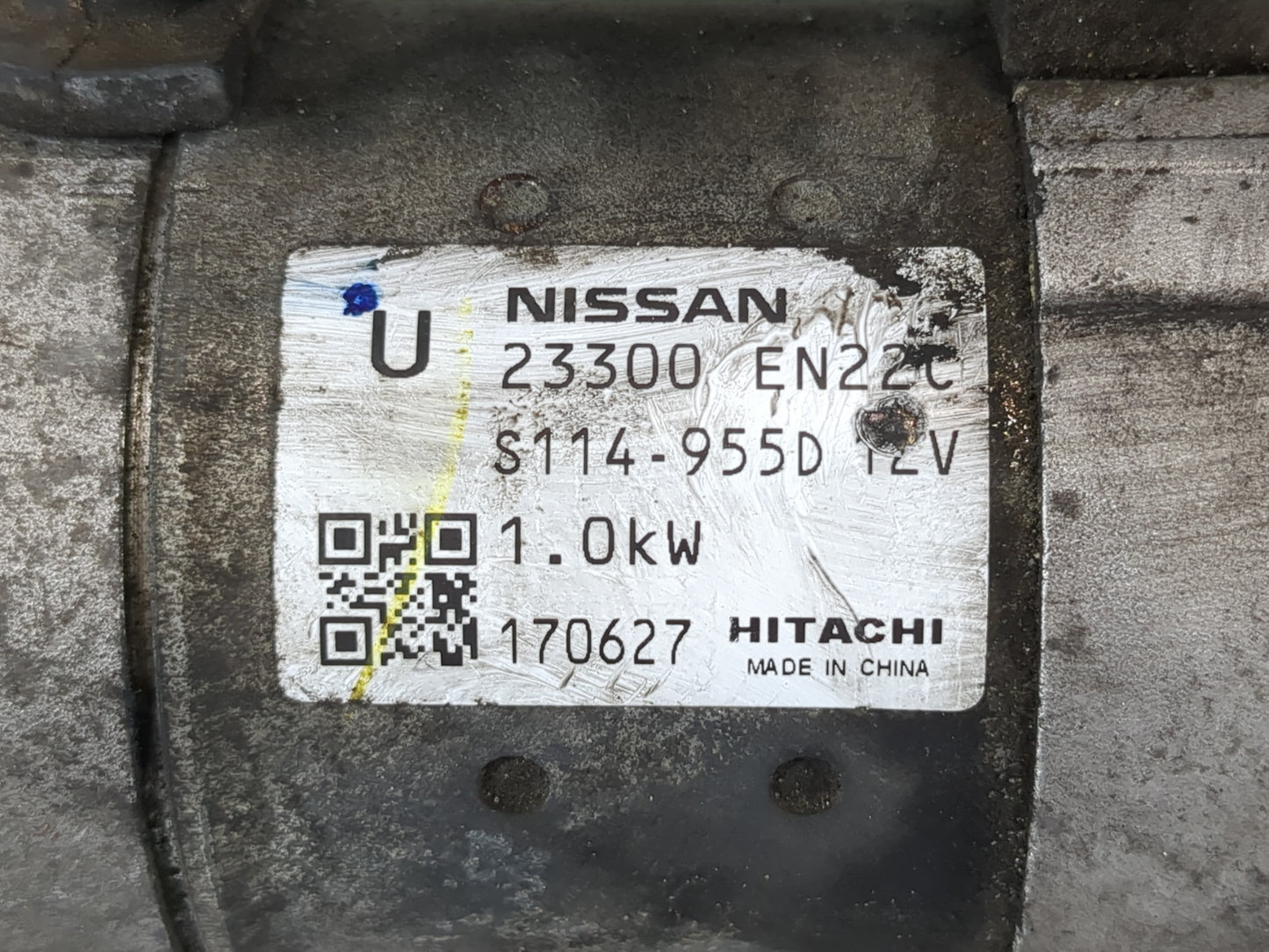 2013-2019 Nissan Sentra Car Starter Motor Solenoid OEM P/N:23300 EN22C Fits Fits 2013 2014 2015 2016 2017 2018 2019 2020 OEM