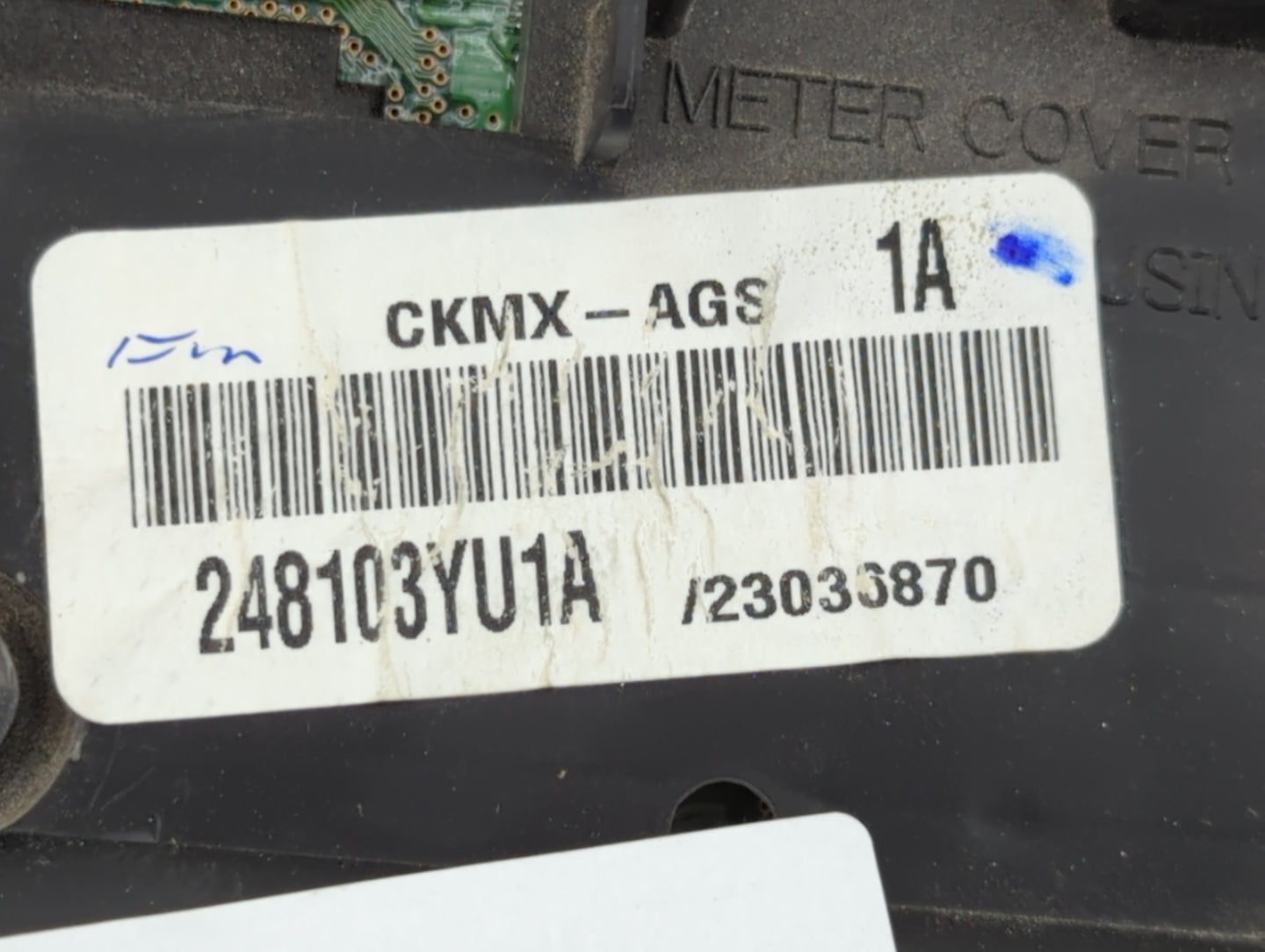 2016 Nissan Sentra Instrument Cluster Speedometer Gauges P/N:248103YU1A Fits OEM Used Auto Parts - Oemusedautoparts1.com