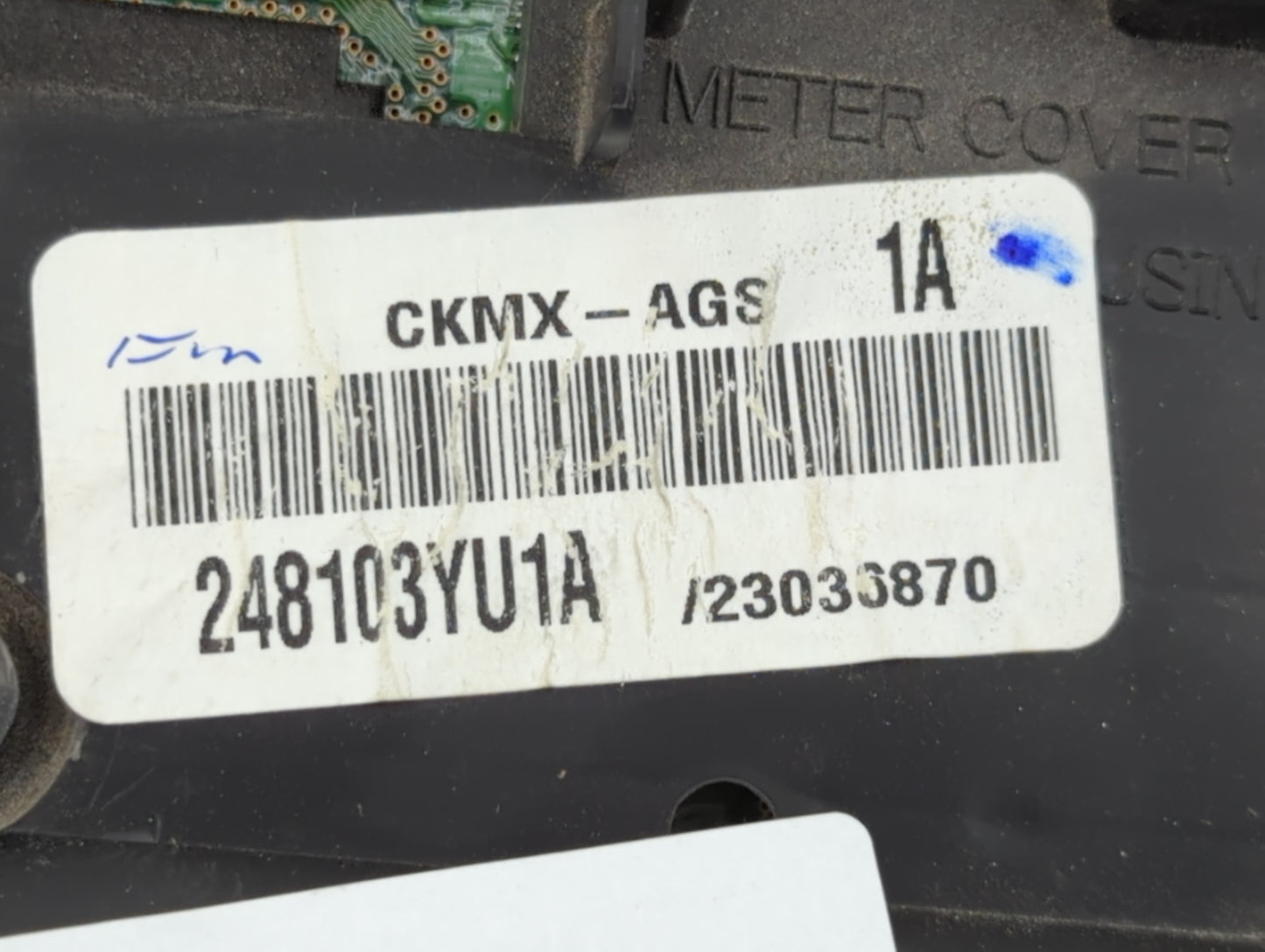 2016 Nissan Sentra Instrument Cluster Speedometer Gauges P/N:248103YU1A Fits OEM Used Auto Parts - Oemusedautoparts1.com