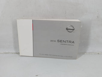 compare product 2016 Nissan Sentra Owners Manual Book Guide P/N:OM16EM 0B17U1 OEM Used Auto Parts
