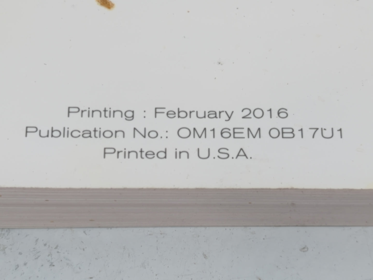 2016 Nissan Sentra Owners Manual Book Guide P/N:OM16EM 0B17U1 OEM Used Auto Parts - Oemusedautoparts1.com