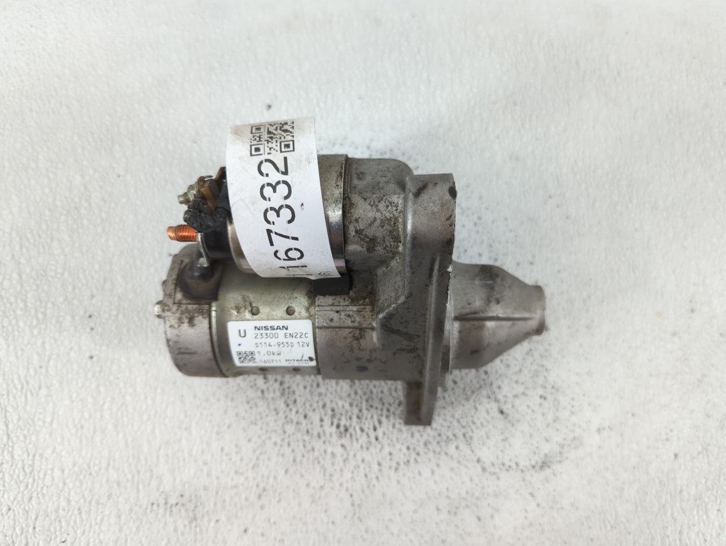 2013-2019 Nissan Sentra Car Starter Motor Solenoid OEM P/N:23300 EN22C Fits Fits 2013 2014 2015 2016 2017 2018 2019 2020 OEM