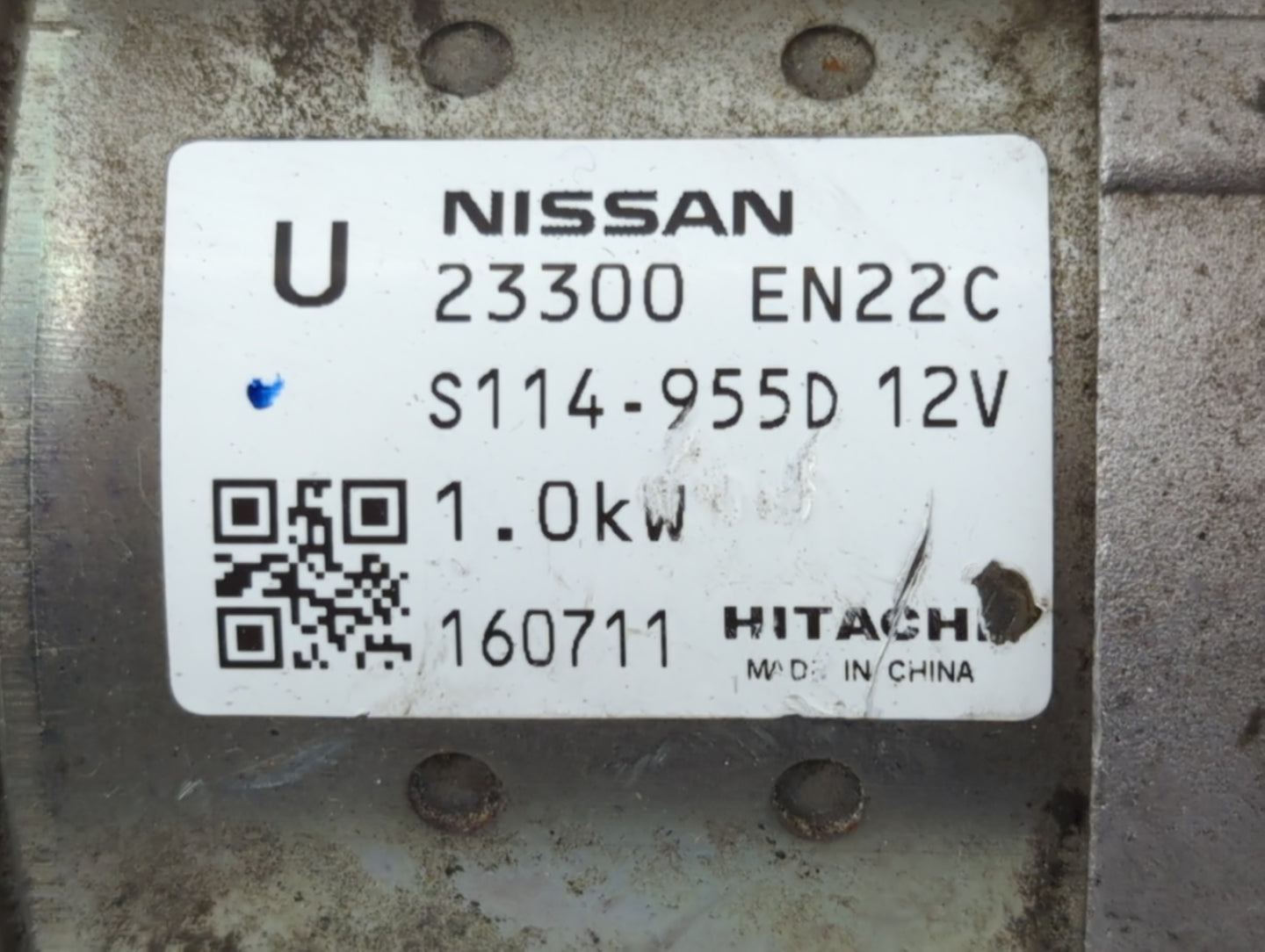 2013-2019 Nissan Sentra Car Starter Motor Solenoid OEM P/N:23300 EN22C Fits Fits 2013 2014 2015 2016 2017 2018 2019 2020 OEM