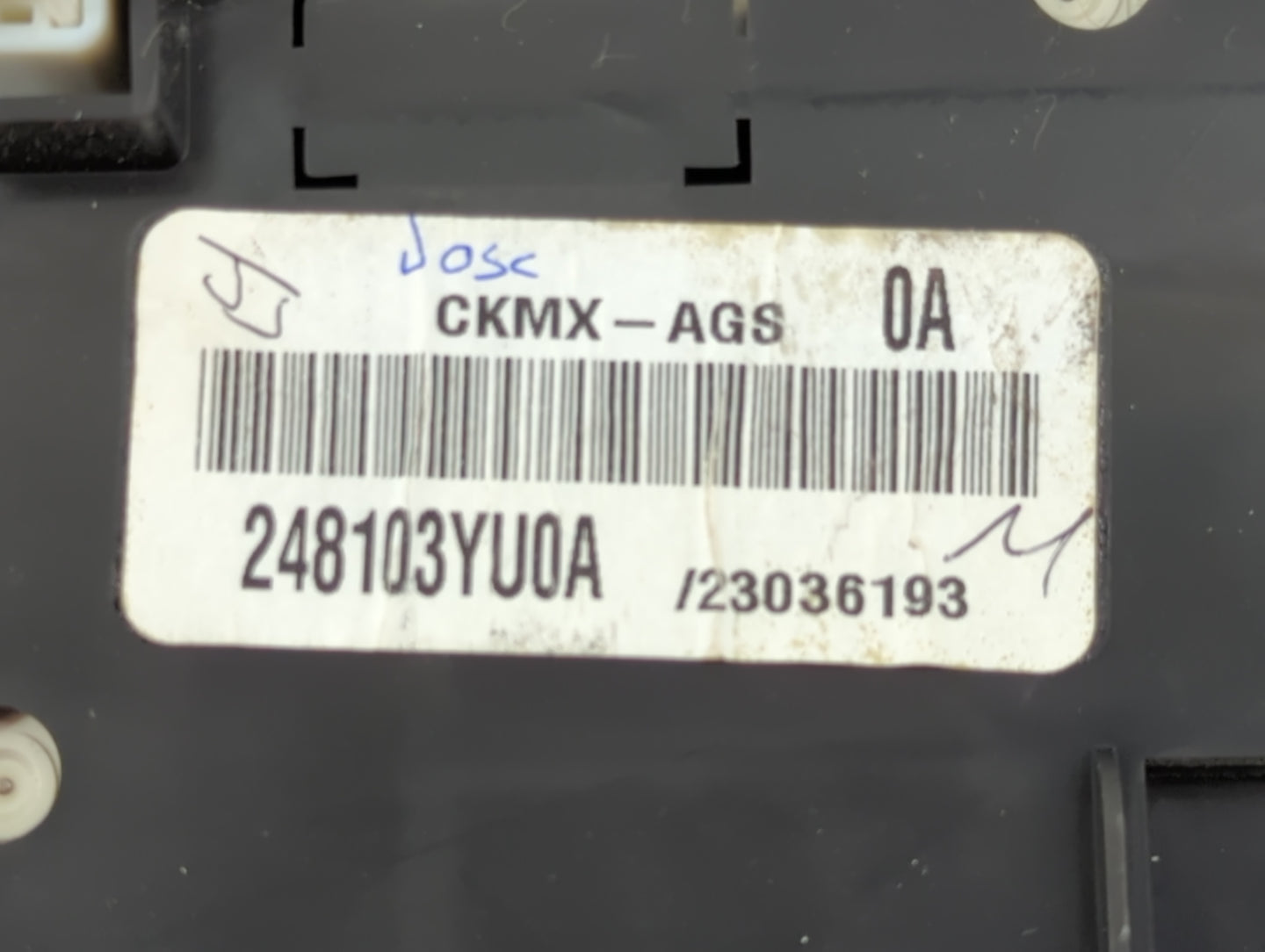 2016 Nissan Sentra Instrument Cluster Speedometer Gauges P/N:248103YU0A Miles: Fits OEM Used Auto Parts - Oemusedautoparts1.