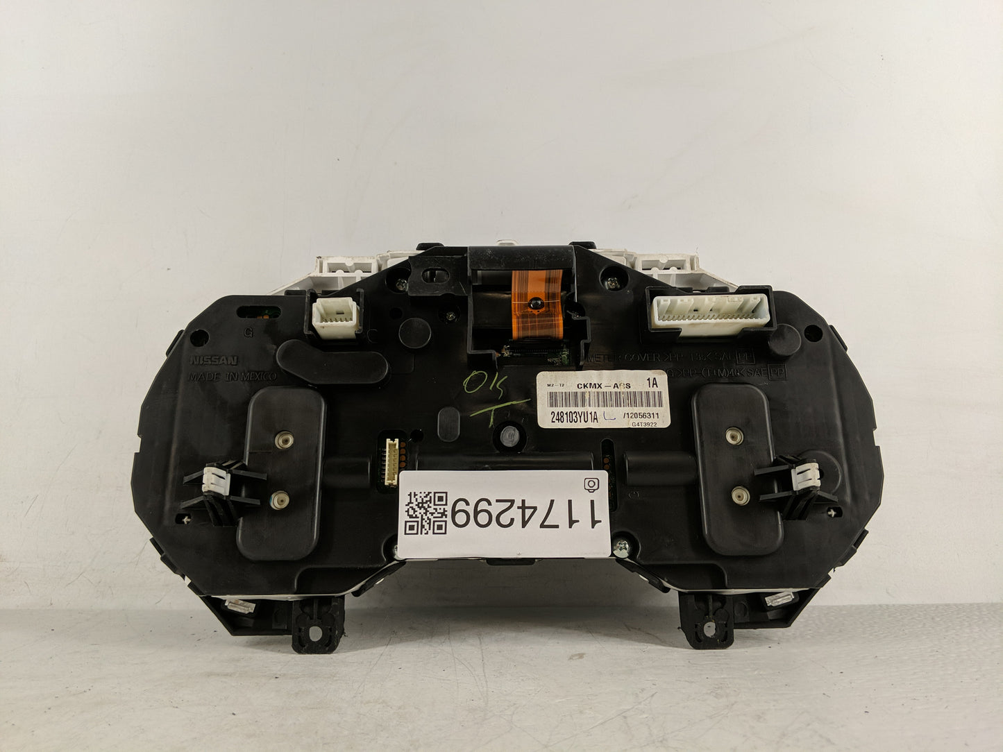 2016 Nissan Sentra Instrument Cluster Speedometer Gauges P/N:248103YU1A Fits OEM Used Auto Parts - Oemusedautoparts1.com