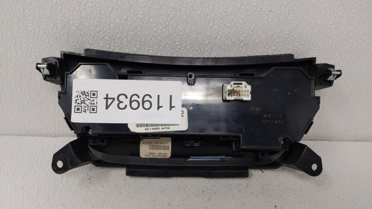 2015-2017 Nissan Sentra Climate Control Module Temperature AC/Heater Replacement P/N:275004AT2A Fits Fits 2015 2016 2017 OEM