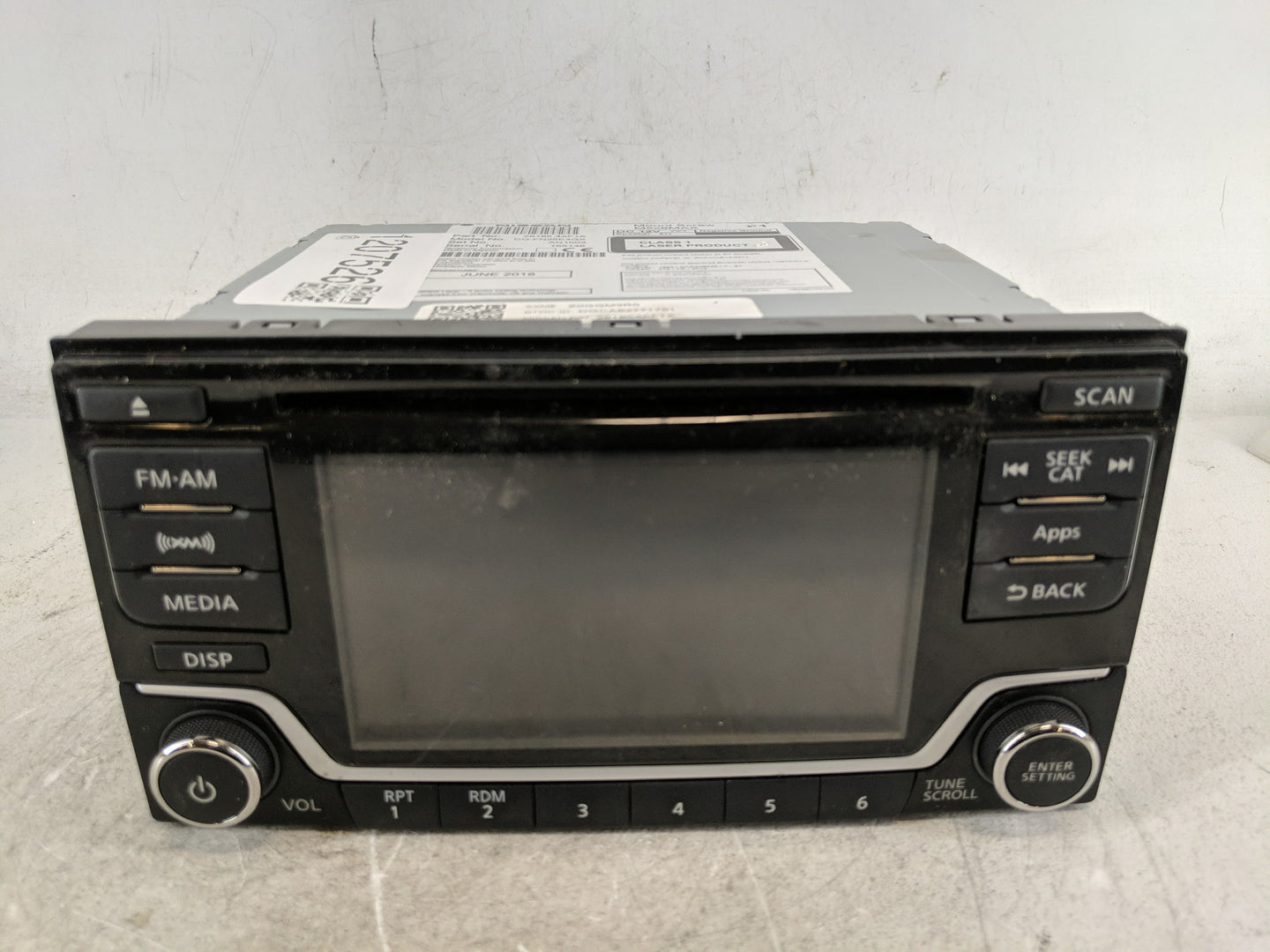 2016 Nissan Sentra Radio AM FM Cd Player Receiver Replacement P/N:28185 4AF1A Fits OEM Used Auto Parts - Oemusedautoparts1.c