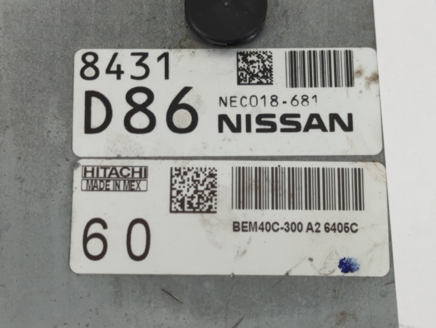 2016-2017 Nissan Sentra PCM Engine Control Computer ECU ECM PCU OEM P/N:NEC018-681 Fits Fits 2016 2017 OEM Used Auto Parts -