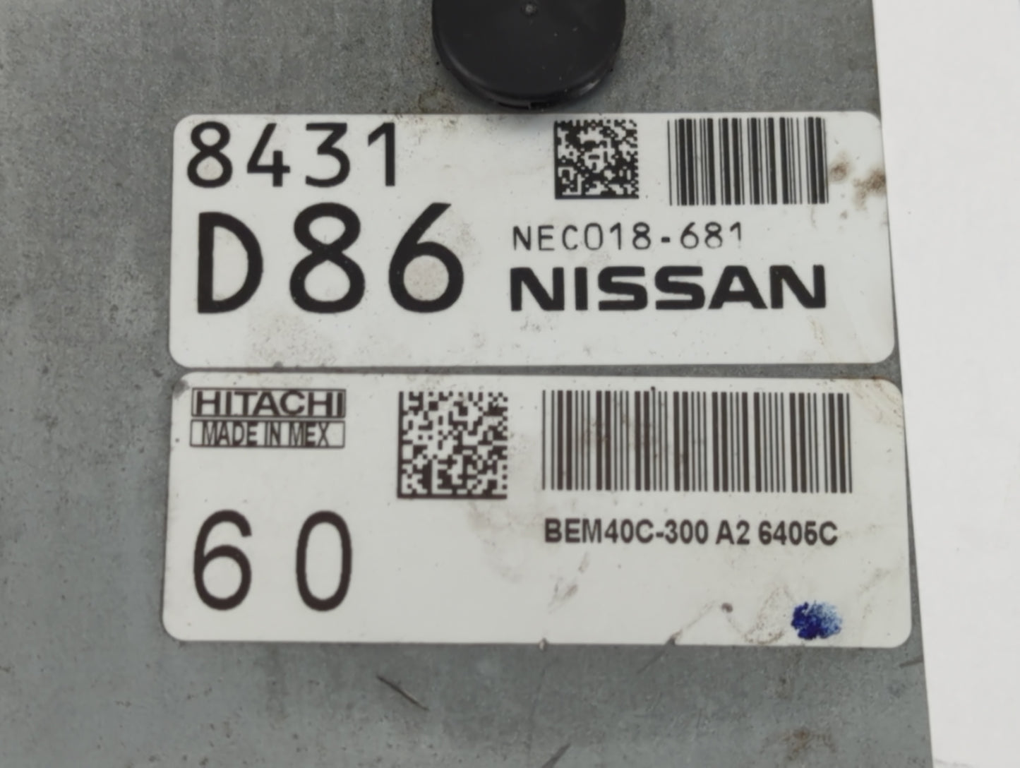 2016-2017 Nissan Sentra PCM Engine Control Computer ECU ECM PCU OEM P/N:NEC018-681 Fits Fits 2016 2017 OEM Used Auto Parts -