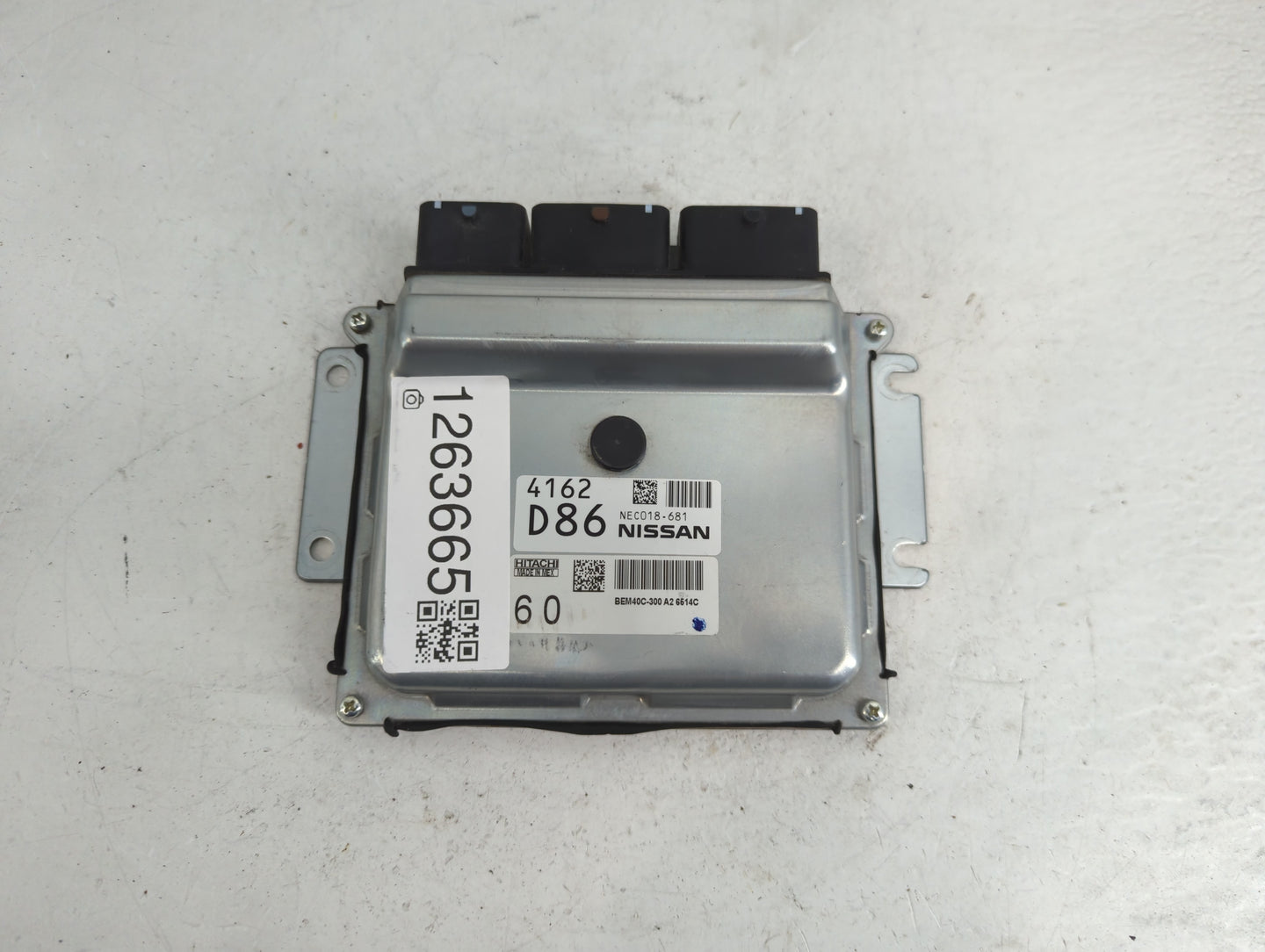 2016-2017 Nissan Sentra PCM Engine Control Computer ECU ECM PCU OEM P/N:NEC018-681 Fits Fits 2016 2017 OEM Used Auto Parts -