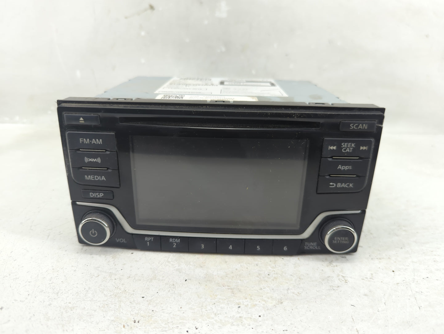2016 Nissan Sentra Radio AM FM Cd Player Receiver Replacement P/N:28185-4AF1A Fits OEM Used Auto Parts - Oemusedautoparts1.c