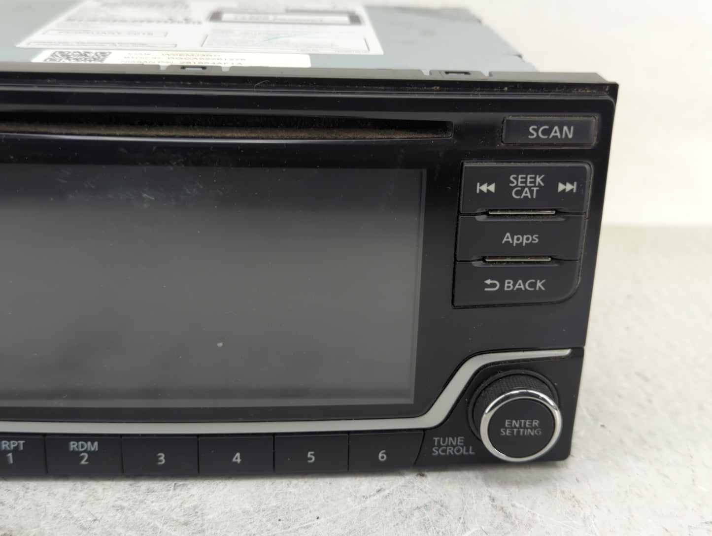 2016 Nissan Sentra Radio AM FM Cd Player Receiver Replacement P/N:28185 4AF1A Fits OEM Used Auto Parts - Oemusedautoparts1.c